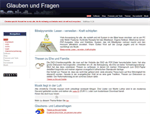 Tablet Screenshot of glauben-und-fragen.de